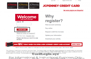 JCPenney card login