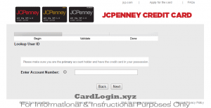JCPenney forgot password