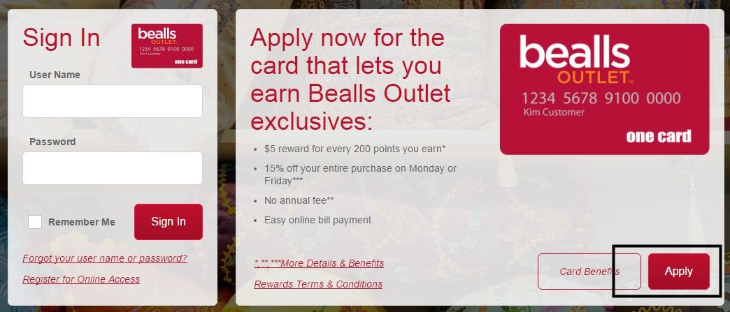 Bealls Outlet Credit Card Login Guide How To Apply