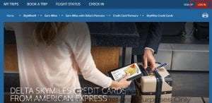 Delta credit card login