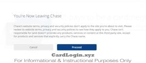 Chase confirmation