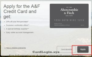 Apply for A&F card