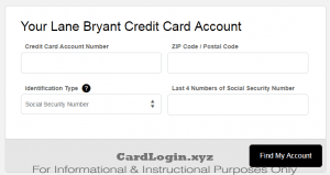 Activate Lane Bryant Credit Card