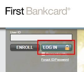 Login to First Bankcard