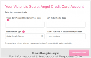 Forgot Angel Credit Card Login Details