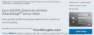 Apply for AAdvantage credit card